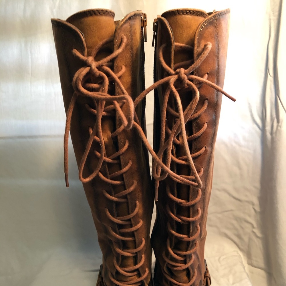 EuroSoft Seldon Tall Boots Lace Up with Buckle